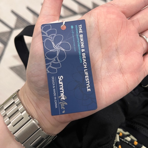 Summer Mae leopard and black one piece M - Picture 6 of 7